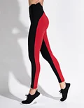 black red leggings