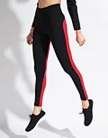 black red leggings